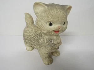Edward Mobley 1960 Kitty Cat Rubber Squeak Toy Head Turns Ships Free - Picture 1 of 5