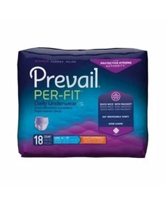 Female Adult Absorbent Underwear  Count of 18 By First Quality - Picture 1 of 3