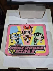 Vintage The PowerPuff Girls Lunch Box Tin | Rare & Limited| Cartoon Network - Picture 1 of 8