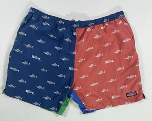 Título: Bañador Vineyard Vines XXL Estampado de Esqueleto de Peces Patchwork Multicolor - Imagen 1 de 4