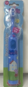 Brush Buddies Peppa Pig Battery Powered Toothbrush! Blue Very Rare! - Picture 1 of 3