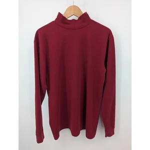 Vintage EUC L.L. Bean roter Rollkragen Herren Pullover Gr. Medium M - Bild 1 von 5