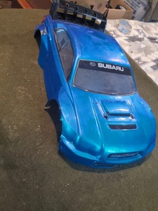 Large Scale Subaru Plastic Car Body Only About 24" Long Buying As Shown - Picture 1 of 7