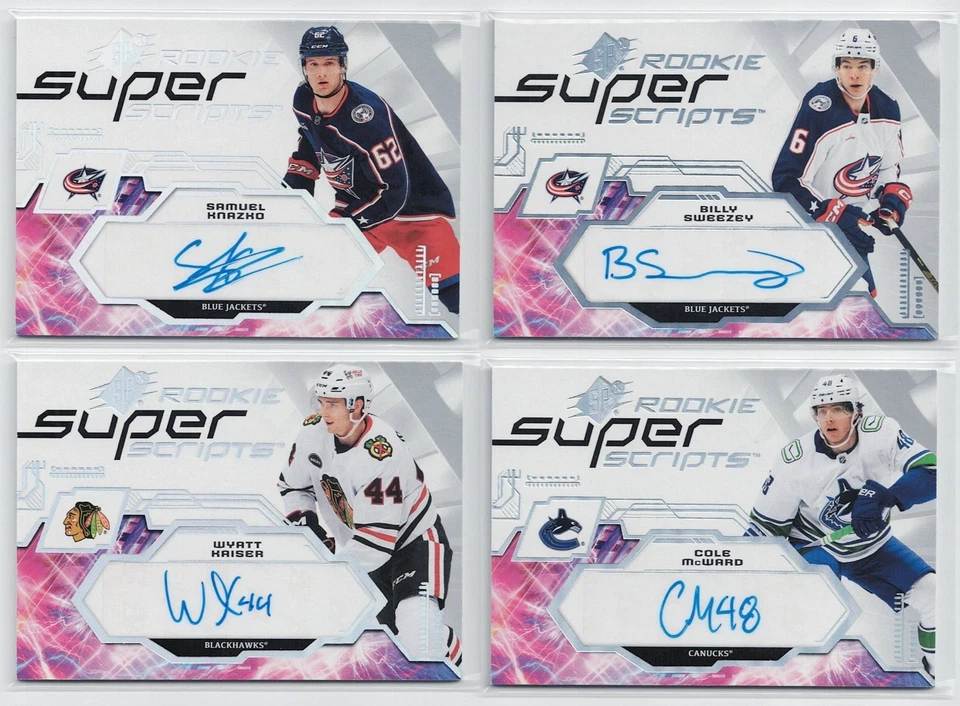 2023-24 SPx Super Scripts Rookie Autograph Auto Pick From List !! - Image 1 of 1