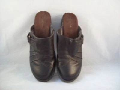 Merona Brown Leather Clogs Size 8  - Image 1 of 3