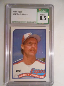 Randy Johnson Topps #647 NM/MINT+ 8.5 CGC Slabbed - Picture 1 of 2