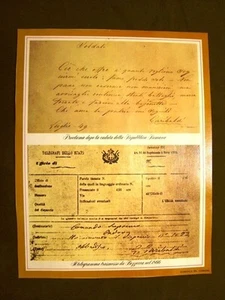 Proclama dopo la caduta della Repubblica Romana e Telegramma Bezzecca Garibaldi - Picture 1 of 1