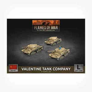 Battlefront Flames of War 15mm Soviet Late War Valentine Tank Company - Picture 1 of 1