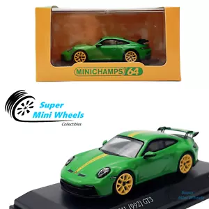 Minichamps x Tarmac Works 1:64 Porsche 911 GT3 Python Green - Picture 1 of 7