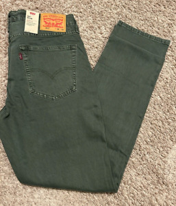 Levi's 511 Slim Fit Jeans WStretch Green Men's Size 36X32 NWT RT$69.5 5194 B10