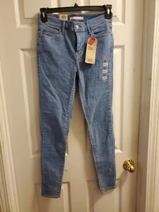 Levi’s 710 Super Skinny Damenjeans Schlangenledermuster Größe 8 29 x 30 neu mit Etikett neu - Bild 1 von 8