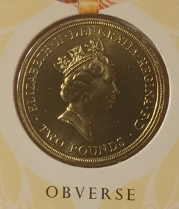 United Kingdom Commonwealth Games Commemorative 2 Pound Coin 1986  - Picture 1 of 6