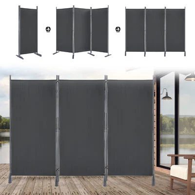 275cm Paravent Faltbar Sichtschutz Polyester Raumtrenner Trennwand für Terrasse - Bild 1 von 4