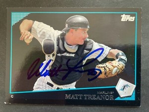 2009 Topps SIGNED: Matt Treanor, MARLINS #314
