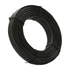 2.5mm x 25m Garden Wire Plant Tie Support Flexible Black PVC Coated Twist Wires