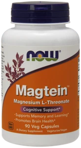 NOW Foods Magtein™ 90 Veg Capsules, Promotes Brain Health, 03/27 - Picture 1 of 1