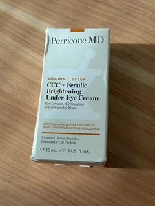 Perricone MD Vitamin C Ester CCC + Ferulic Brightening Under-Eye Cream .5 oz NIB - Picture 1 of 3