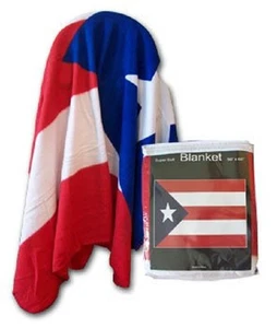 Puerto Rico Puerto Rican Flag 50x60 Polar Fleece Blanket Throw - Picture 1 of 1