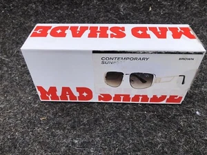 Brand New MAD SHADE Designer Sunglasses: Classic Retro Style, S-38 Tint - Picture 1 of 9