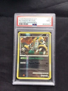 Pokemon Cards: Legends Awakened Reverse Holo: Regigigas 37/146 PSA 9 - Picture 1 of 6
