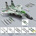 Militärische russische MIG 29 Kampfflugzeug Bausteine Set MOC Ziegel...