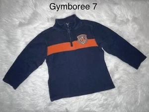 Gymboree Football Captain Ribbed 1/4 Zip Pullover Size 7 - Picture 1 of 5