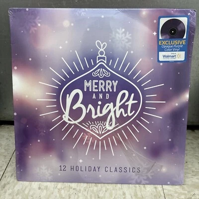 NEW Merry & Bright 12 Holiday Classics Vinyl Record LP - James Brown / Sheryl Cr - Image 1 of 4