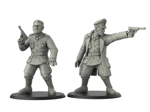 3D IPStudios German Officers 32mm World War 2 bolt action - Picture 1 of 3