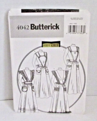Butterick #4042 History Aprons OSFA - CUT - Image 1 of 2