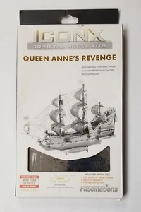 Fascinations Metal Earth Iconx Queen Anne's Revenge Ship 3D Model Kits ICX009 - Picture 1 of 4