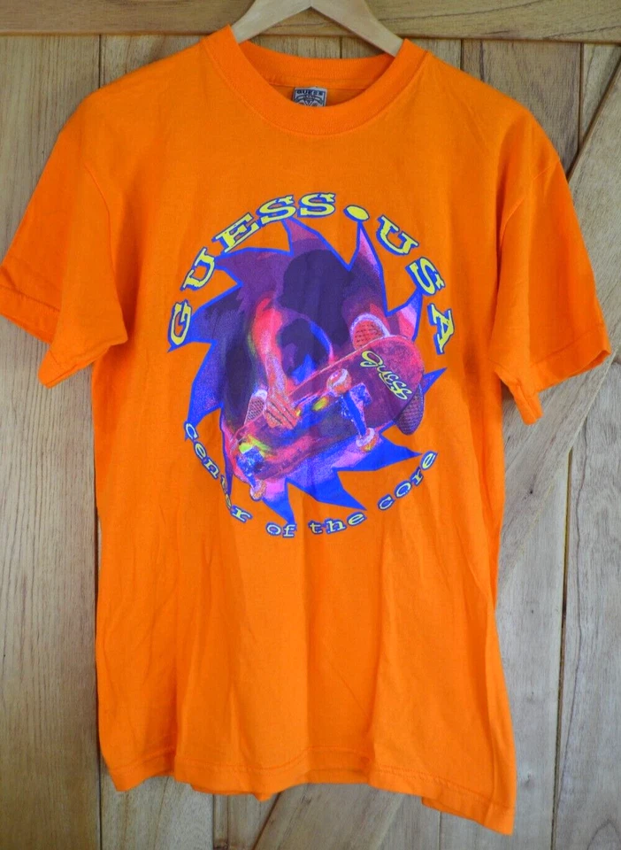 RARE Vintage Guess Jeans USA T Shirt 90s Skate Skateboarding Streetwear XL - Image 1 of 4