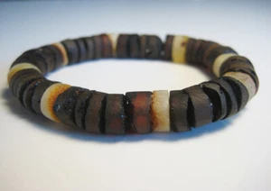 Raw Genuine Baltic Amber Men's Bracelet 22 gr. 24 cm  !!! - Picture 1 of 1