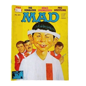MAD MAGAZINE NO. 271 JUNE 1987 VINTAGE COMICS STAR TREK IV WRESTLING - Picture 1 of 5