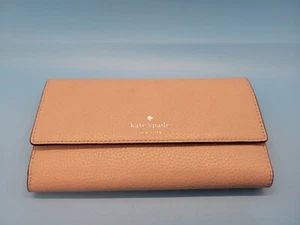 Cartera de cuero Kate Spade New York triple pliegue WLRU6371 - Imagen 1 de 9