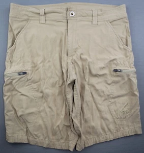 Pantaloncini cargo uomo Gerry rayon misto nylon elasticizzato beige taglia 34 - Foto 1 di 9