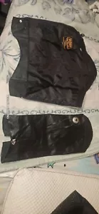 Half Calf Chaps Real Leather Milwaukee 3x4x M Or F - Picture 1 of 3