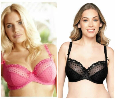 Curvy Kate Princess Balcony Bra In Hot Pink, Orange Or Black Colour (N16a) - Image 1 of 4