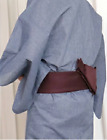 Japanese Traditional Kaku Obi Kimono Belt One Touch Easy Rg Purple