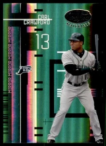 2005 Leaf Certified Materials Mirror Emerald Carl Crawford 1/5 #22 *Noles2148* - Picture 1 of 2