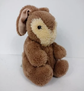 Vintage Dakin Plush Bunny Musical Wind Up Toy 1984 Brown Stuffed Rabbit Lovey - Picture 1 of 9