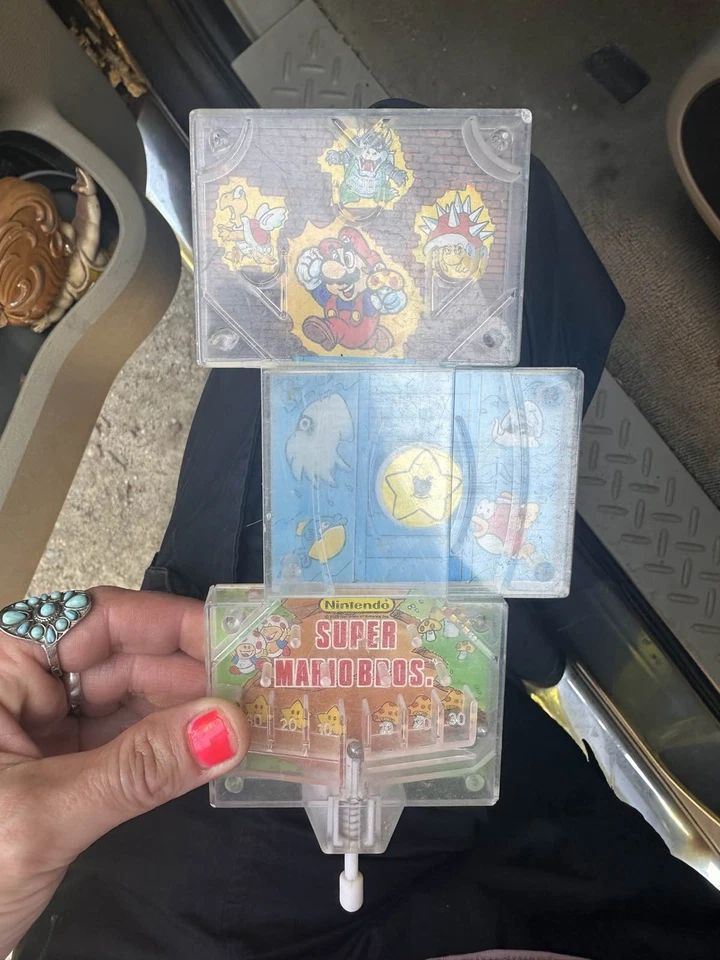 1988 Nintendo Super Mario Bros Playtime Pinball & Maze Lot - Image 1 of 1