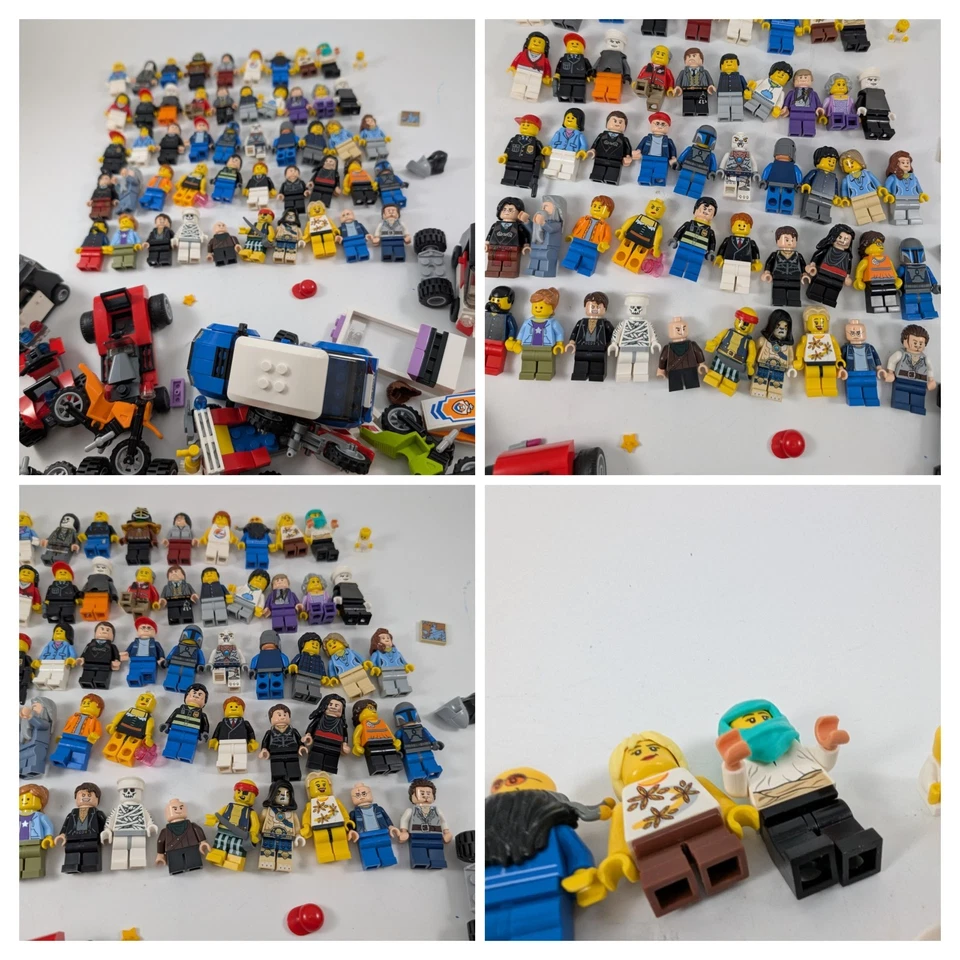 Lego 10 Pound Bulk Lot Parts Pieces 50+ Minifigs.  City, Harry Potter, Star Wars - Image 1 of 4