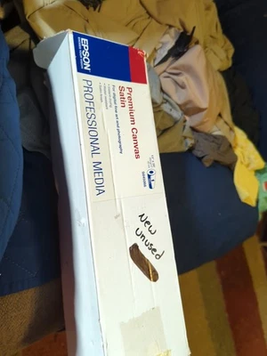 Brand New Epson Premium Canvas Satin S045066 13" x 20' Roll - Image 1 of 4