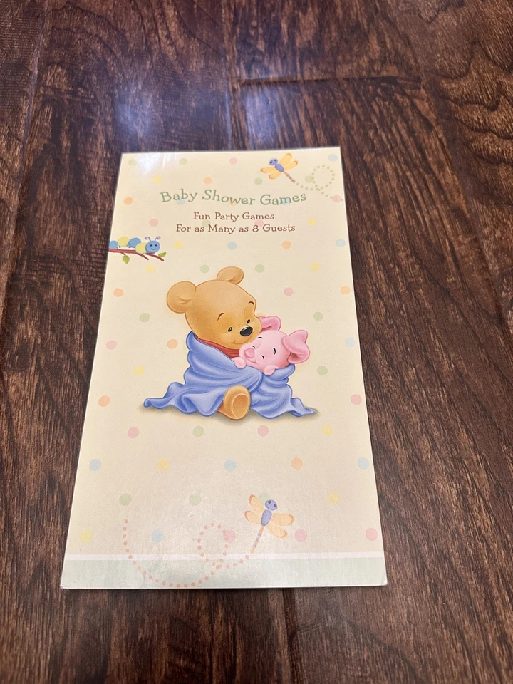 Libro de juegos Disney Winnie the Pooh and Pigglet Baby Shower para 8 invitados 21121 Foto 1 de 4