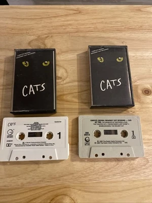 CATS Complete Original Broadway Cast Recording 2 Cassette Tape Set 1983 VG - Image 1 of 2