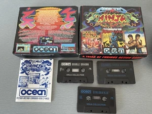 Commodore 64 C64 Addicted To Fun Ninja Collection (Ocean) Tested Working *RARE* - Afbeelding 1 van 5