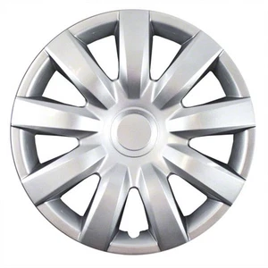 New Set Of 4, 15 Inch Silver 9 Spoke Aftermarket Wheel Covers - Picture 1 of 1