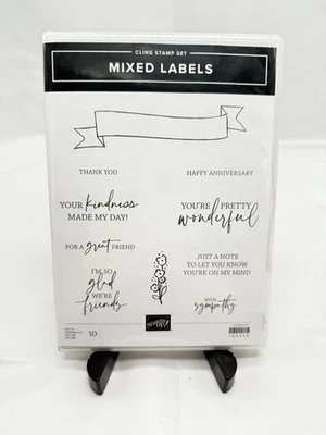 ETIQUETAS MIXTAS ¡Stampin' Up! Juego de sellos 164643 tarjetas artesanales de papel NUEVO retirado Foto 1 de 2