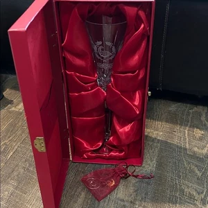 Waterford Crystal Lismore 12 días de Navidad perdiz peral flauta champán - Imagen 1 de 8