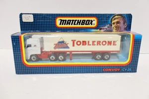 Vintage 1987 Matchbox Convoy/CY-25 Toblerone NIP Diecast Truck and Trailer - Picture 1 of 3
